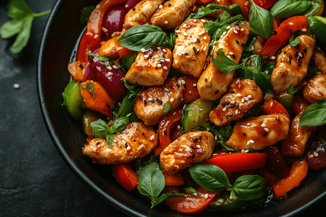Fresh and uncooked chicken pieces displayed side-by-side to compare quality, showing vibrant pink flesh for freshness.