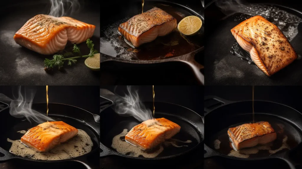 Four ways to cook salmon bites – pan-seared, baked, grilled, and air-fried.