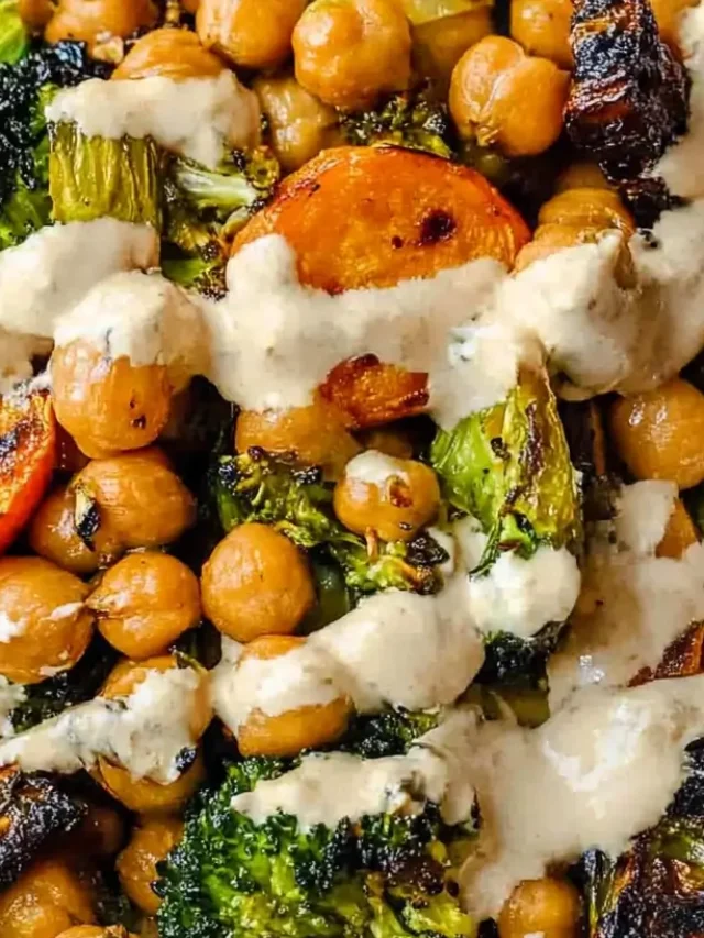 Roasted Chickpea & Veggie Bowl