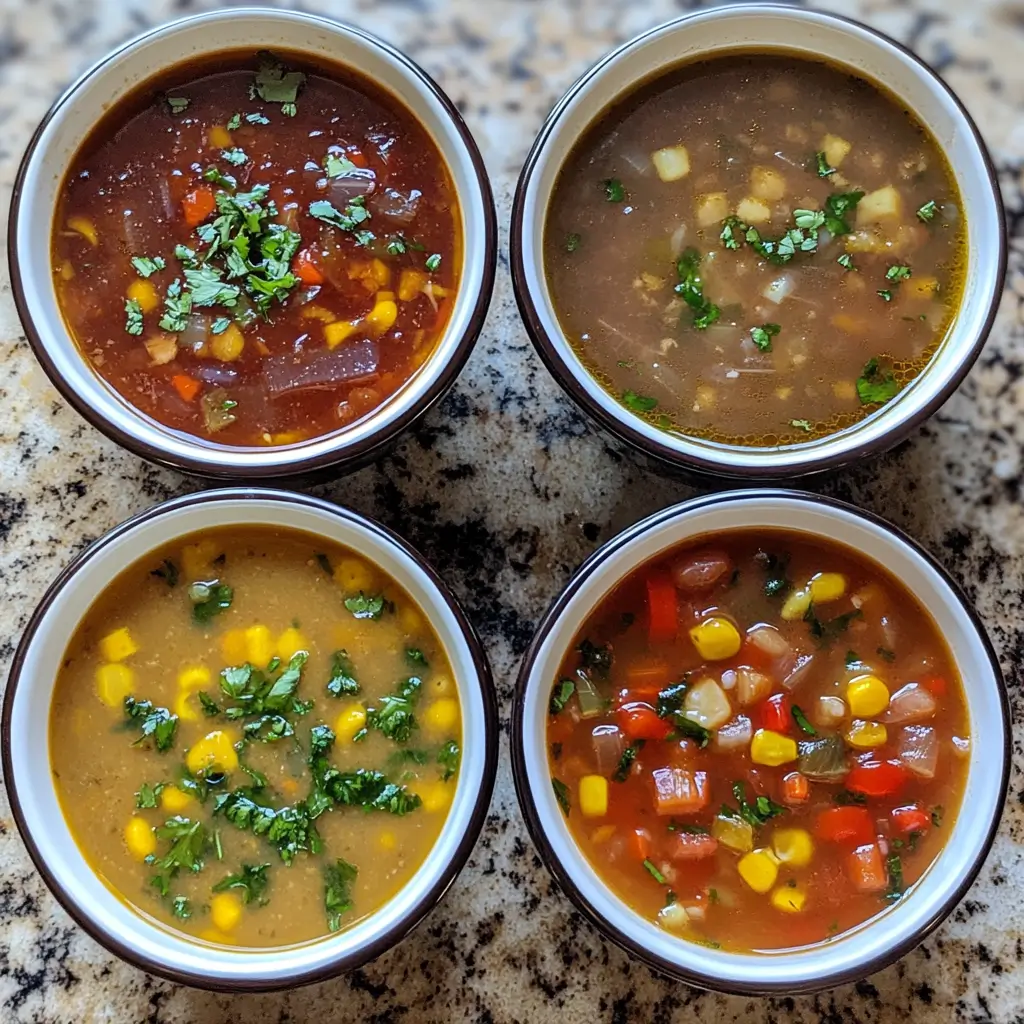 Weight Watchers soup calorie and SmartPoints comparison