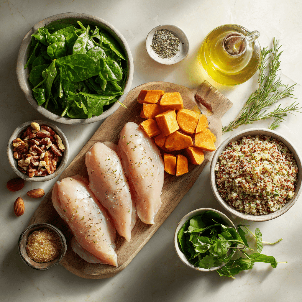 7-day-meal-plan-for-weight-loss-and-muscle-gain-ingredients