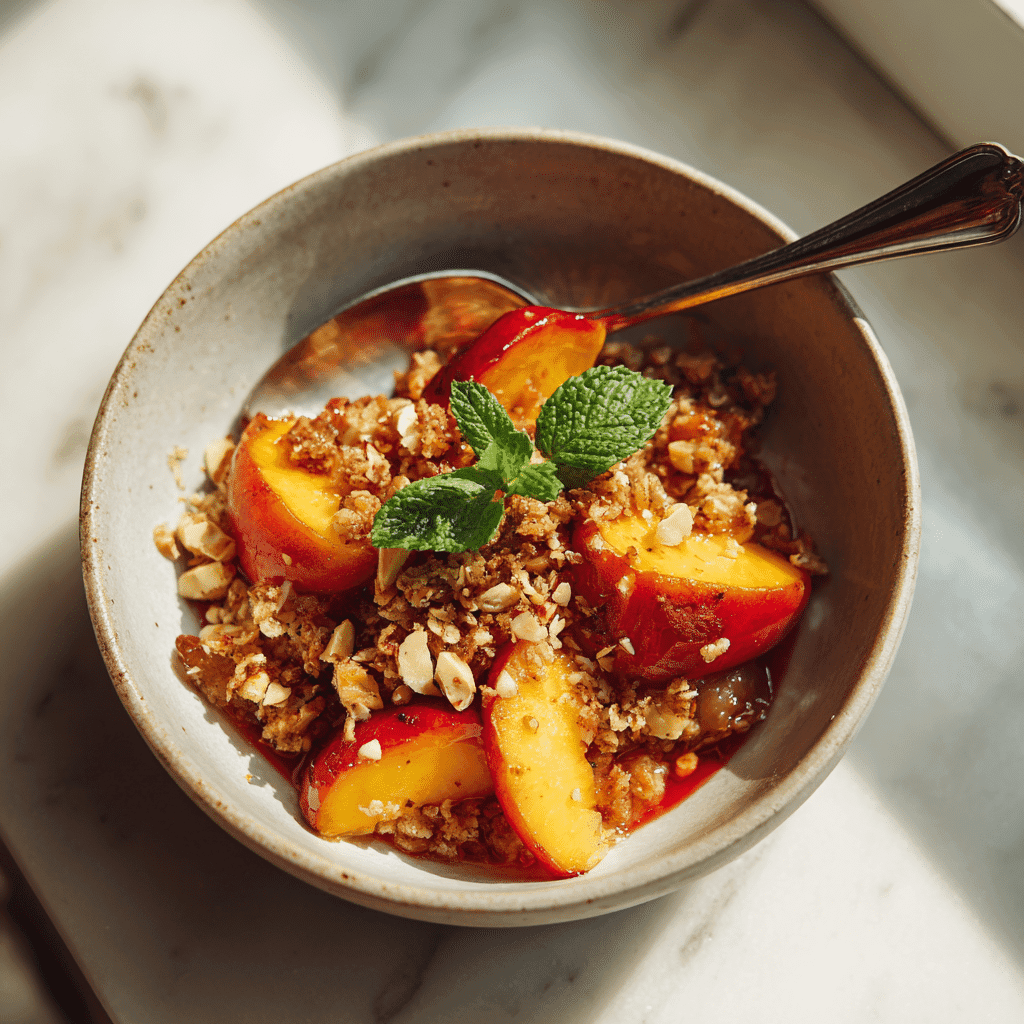nectarine recipes healthy served dessert