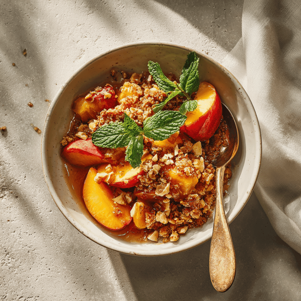 nectarine recipes healthy served dessert