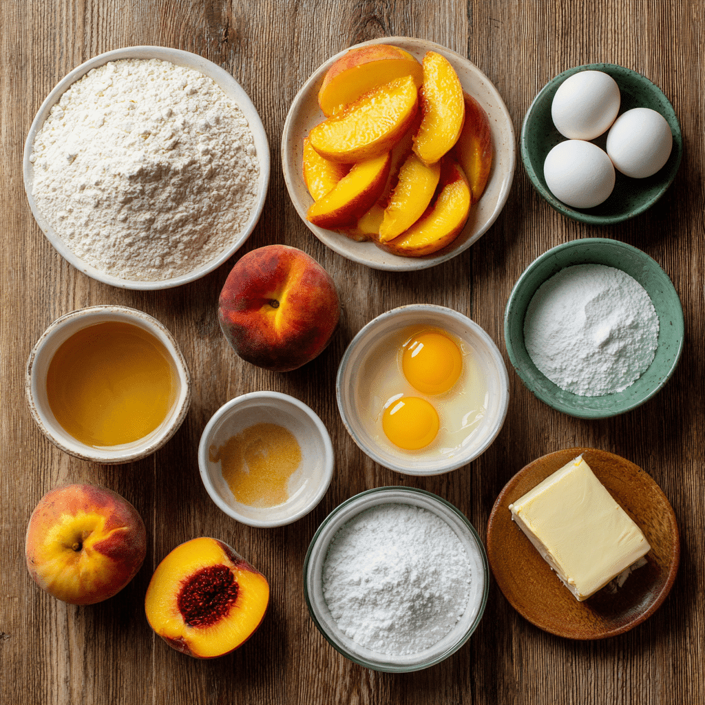 peach cake recipe ingredients