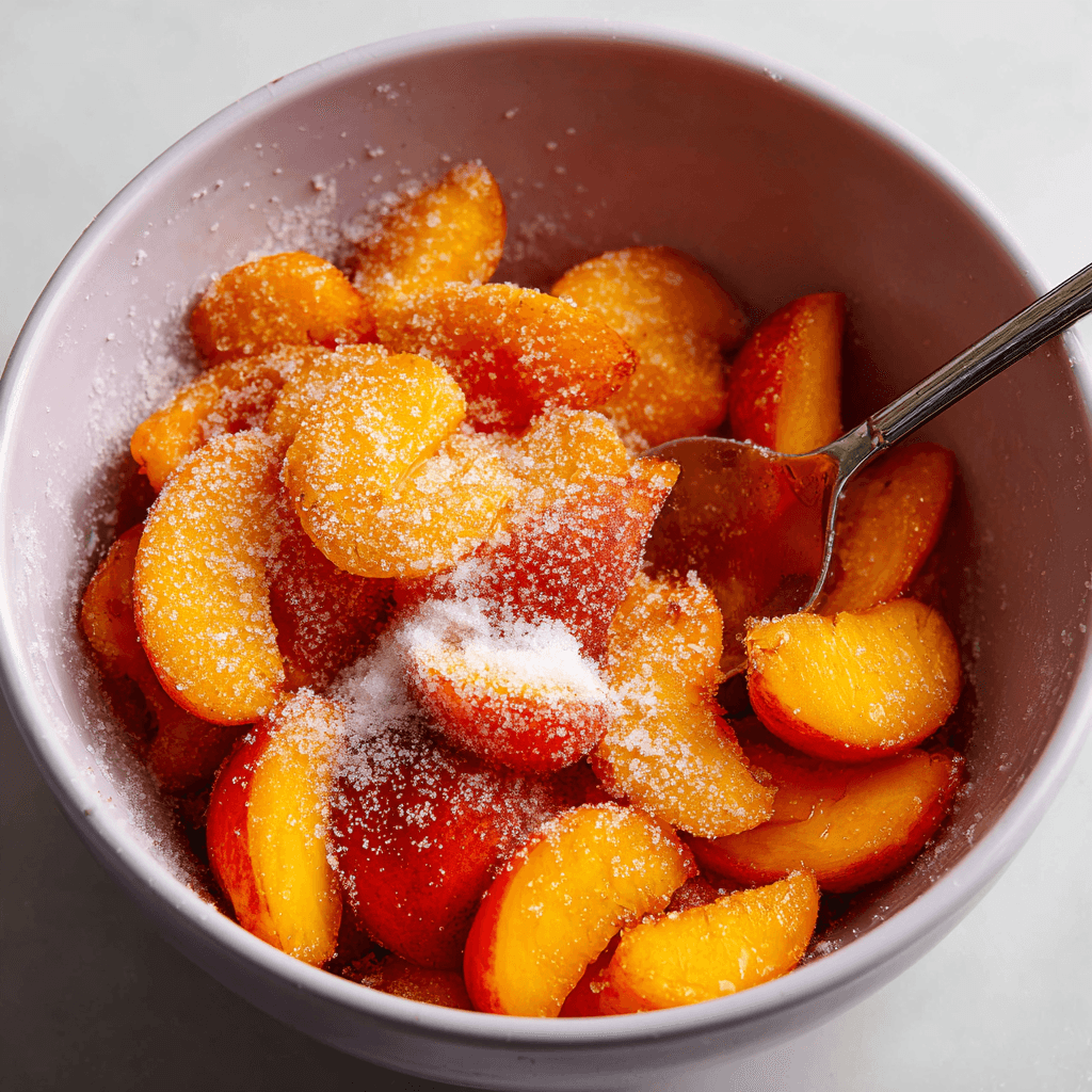 canned peach pie recipe prep