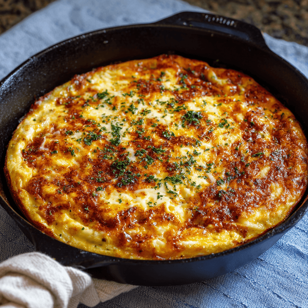 Oven-baked frittata dinner