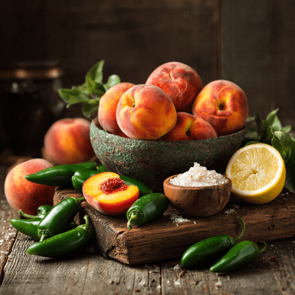 peach jalapeno jam ingredients