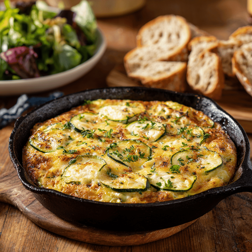 Frittata recipe dinner in skillet