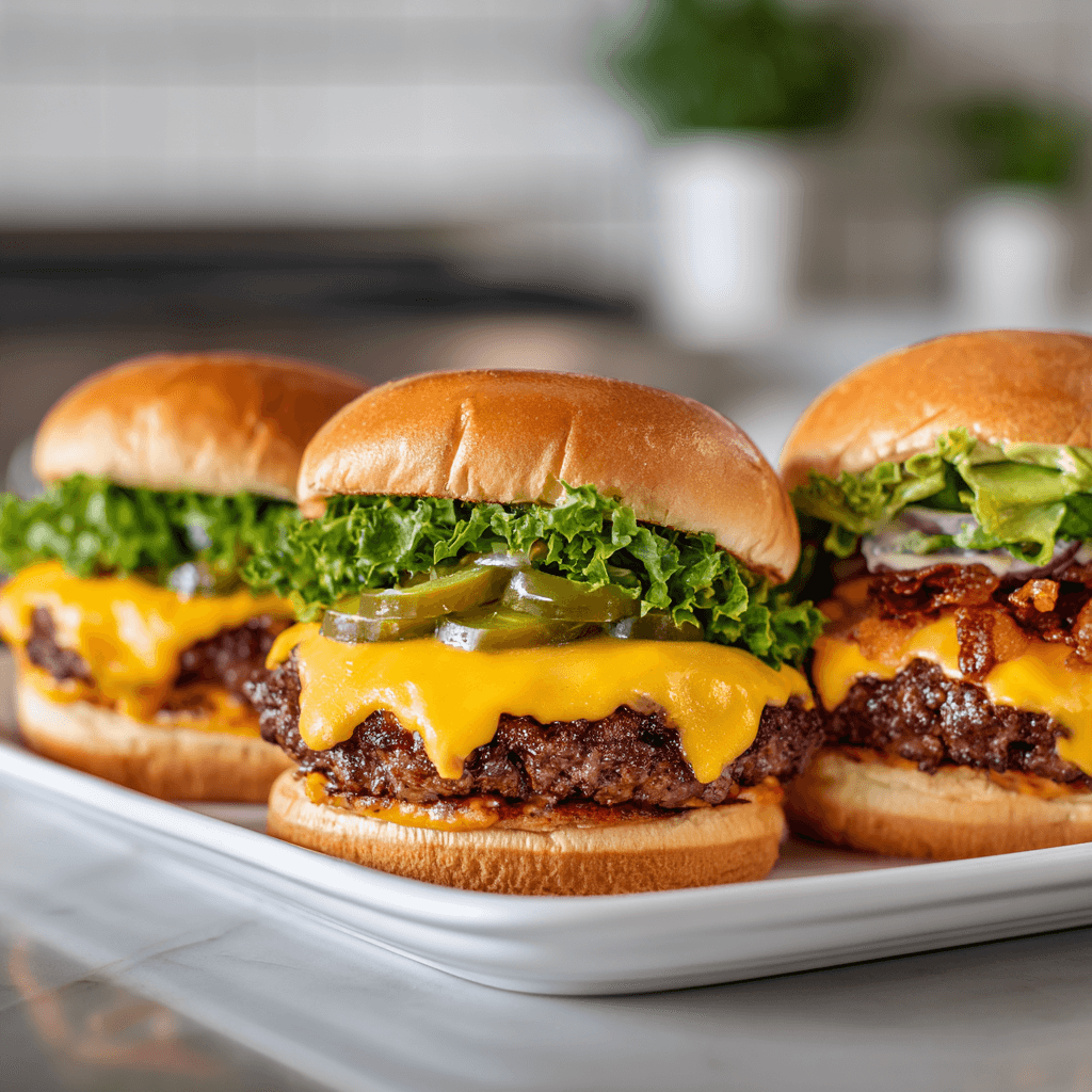 Variations of Crack Burgers including gluten-free, spicy, and cheesy options.