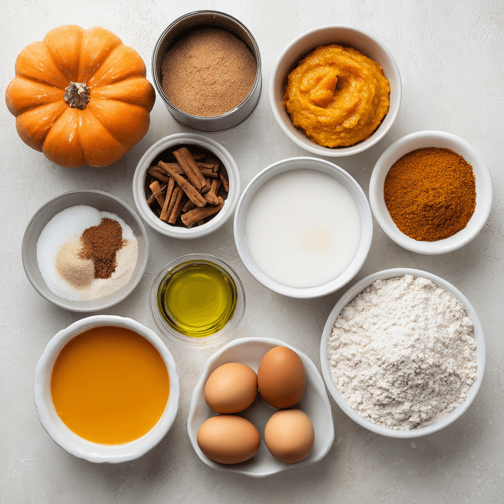 U3823717446 Top View Of Neatly Arranged Pumpkin Loaf Ingredie E47d3ca1 F476 4efc 92ab 5e19dc85194d 0