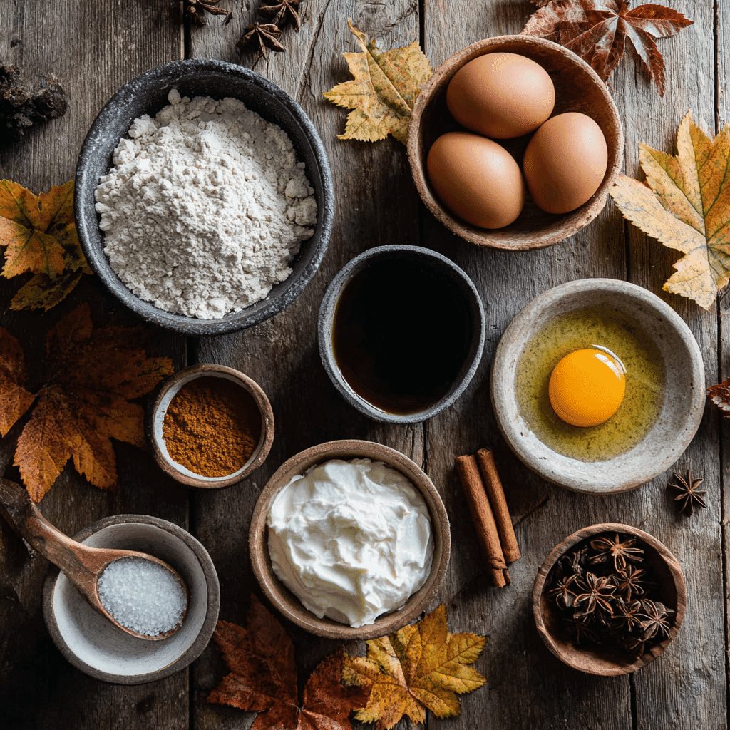 Ingredients for fluffy and healthy Greek yogurt bagels