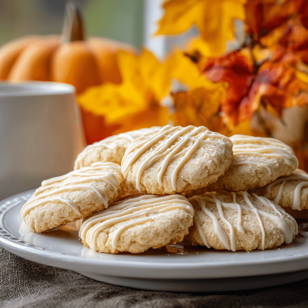 Mummy Sugar Cookies served on a white plate for Halloween