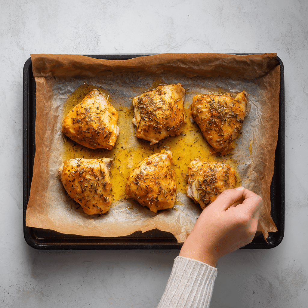 Chicken bites ready to go in oven