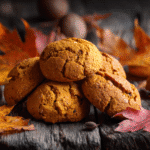 classic pumpkin spice Halloween cookies rustic