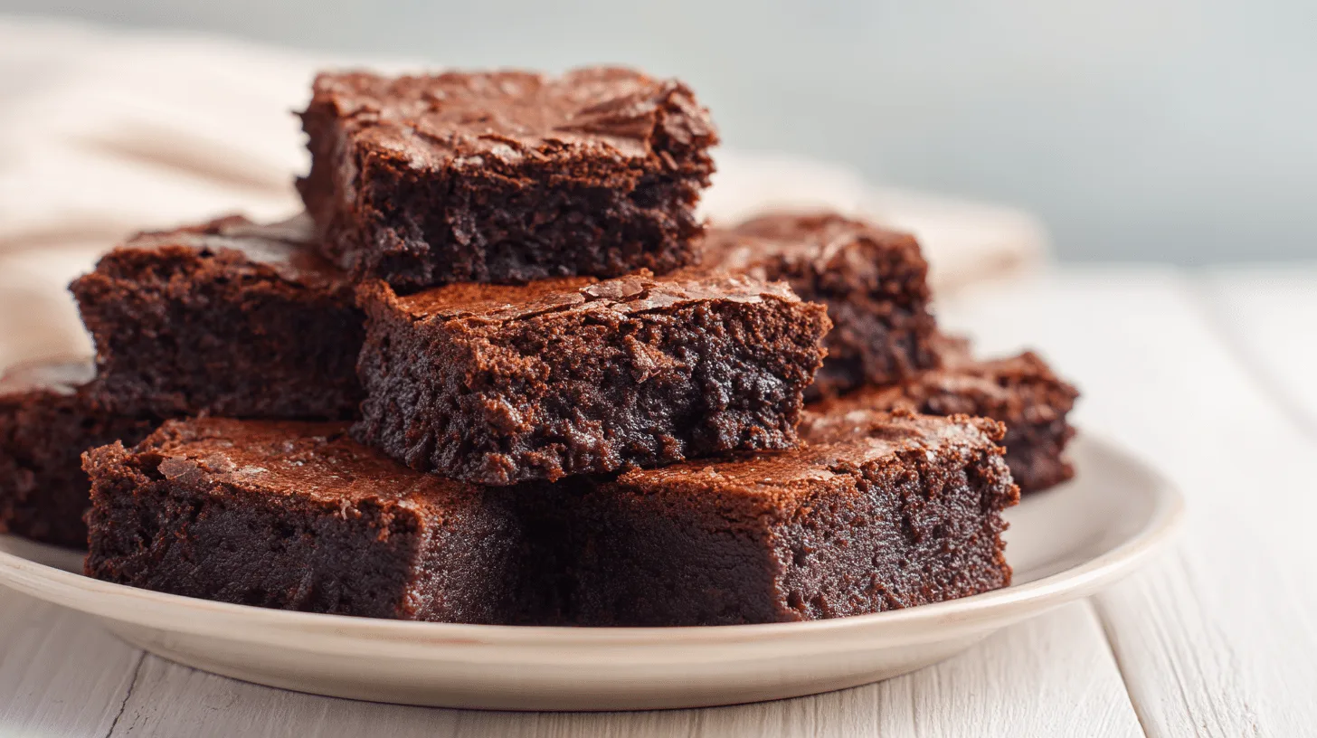 Fudgy eggless brownies