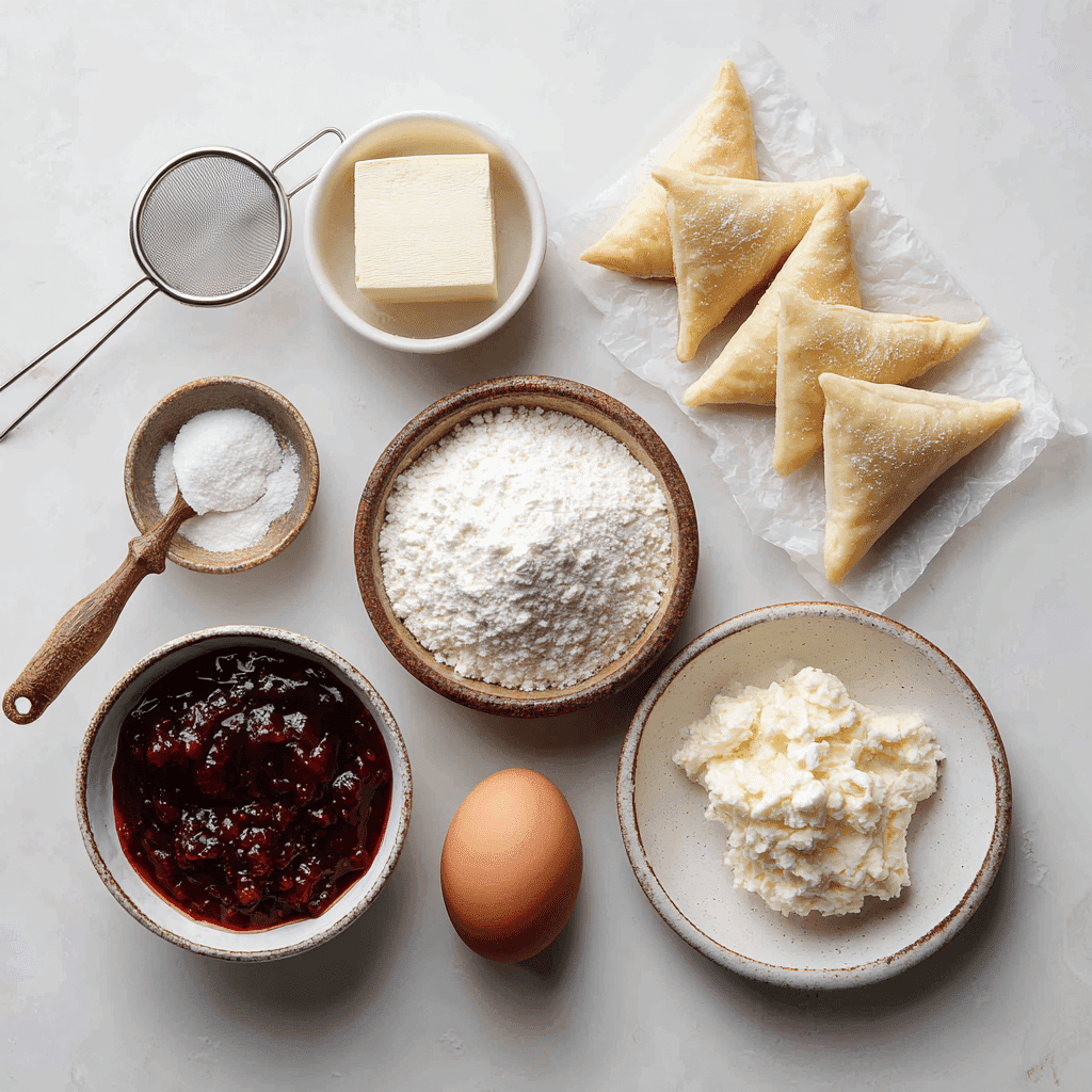 Ingredients for Cranberry Cream Cheese Crescent Ring
