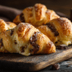 Cookie Croissants fresh from oven