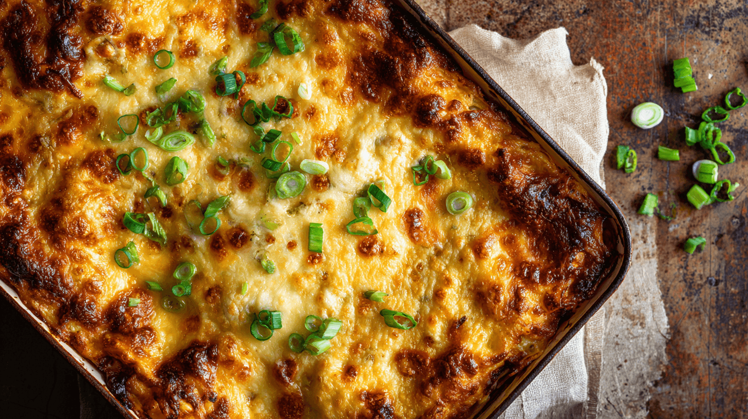 Spicy Ramen Lasagna fresh out of oven