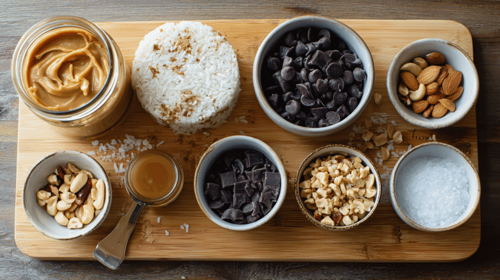 Ingredients for Giant Peanut Butter Rice Cake
