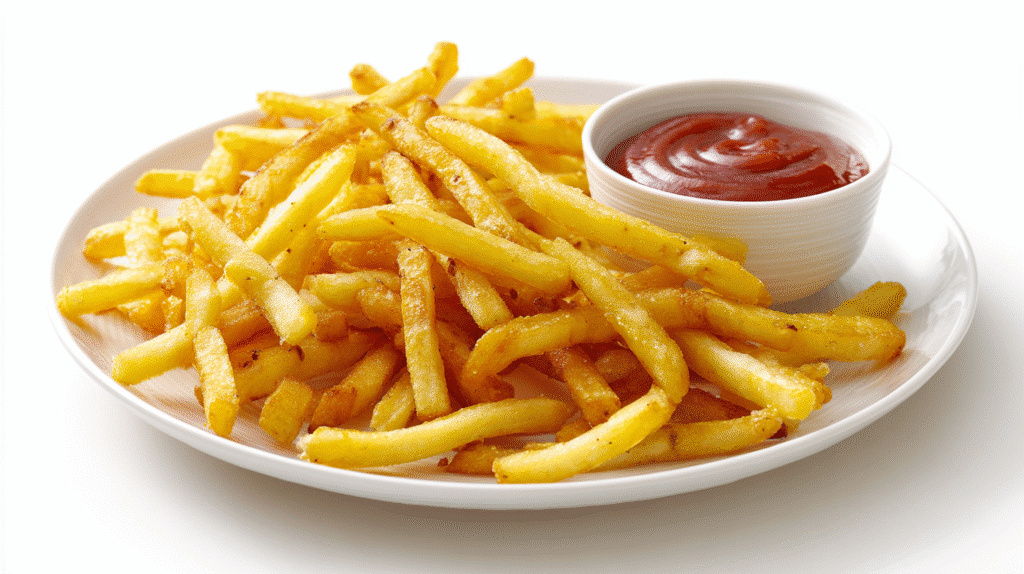 Air-Fried Potato Noodle Sticks with dip