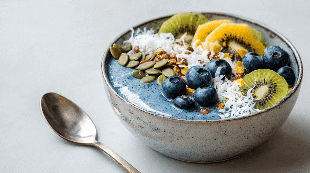 U3823717446 Bright And Colorful Smoothie Bowl Served In A Cer 7dc18b5f 3f13 434a 8c99 Ab9b7c4f0985 1