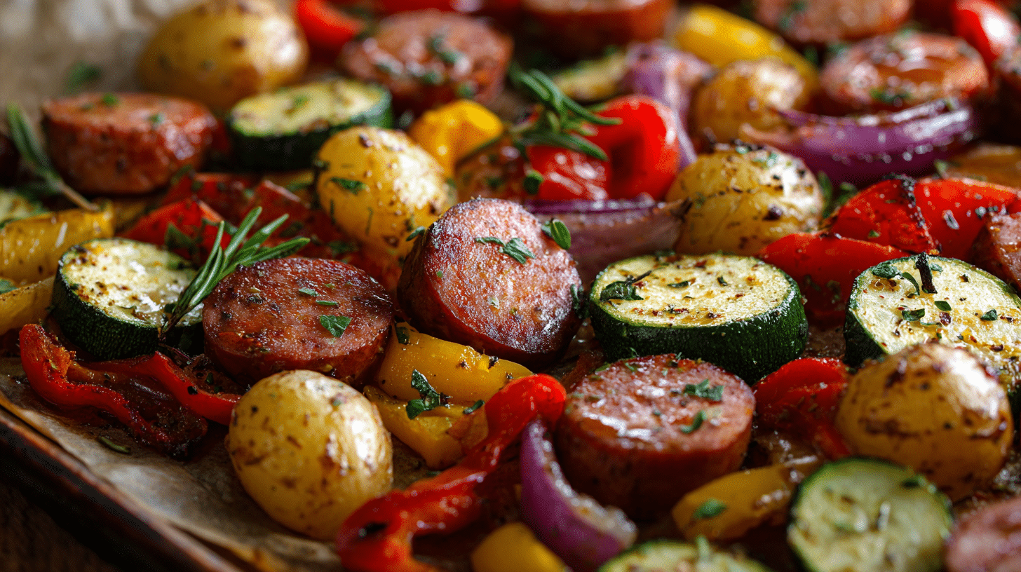 U3823717446 Brightly Lit Close Up Of A Rustic One Pan Meal Fe 09611a57 0adc 4ad7 A8a5 23637e72b5fe 3