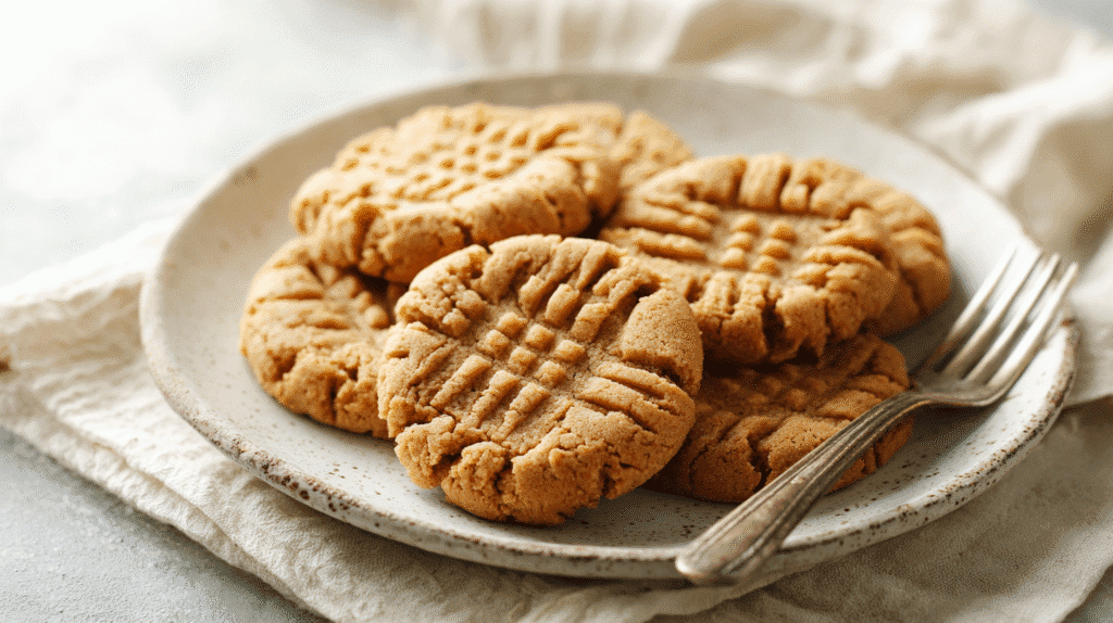 U3823717446 Close Up Of Freshly Baked Peanut Butter Cookies W A37334a5 E18b 4eee Ab4b C6219861730e 0
