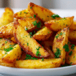 U3823717446 Macro Shot Air Fried Golden Potato Wedges Piled O 2f9525c1 Fcc4 4e5f 982e Cfb3013a866d 1
