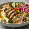 Chicken Bowl with grilled chicken and fresh vegetables