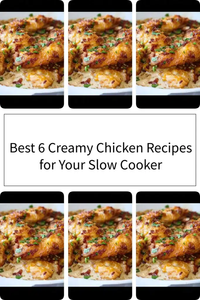 Delicious creamy chicken slow cooker recipes