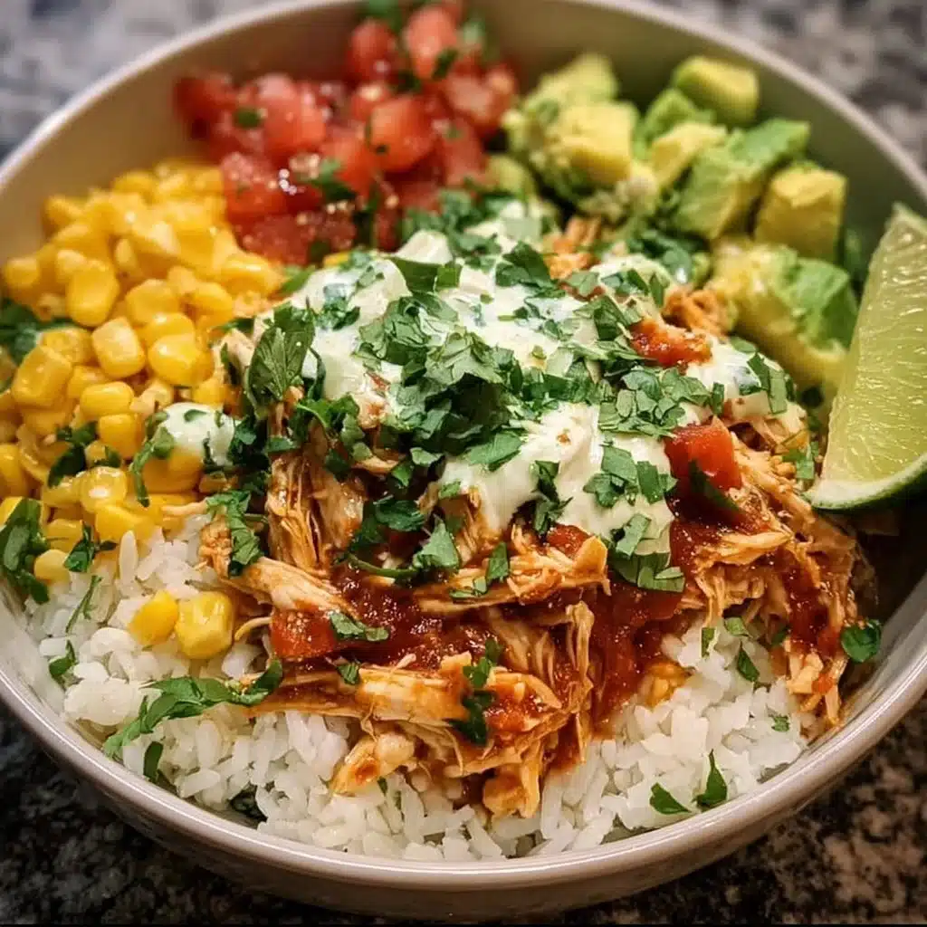 Slow Cooker Chicken Burrito Bowl