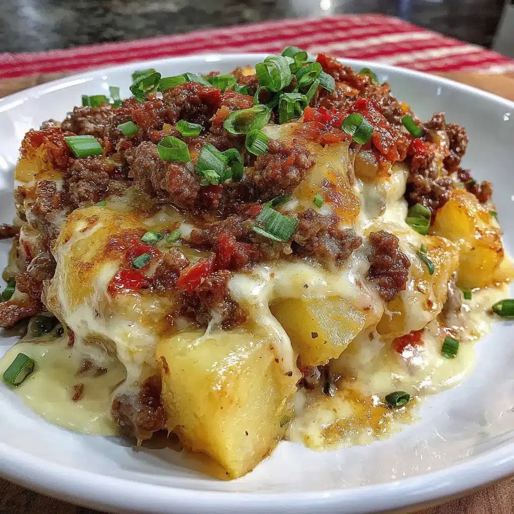 Crockpot Hamburger Potato Casserole