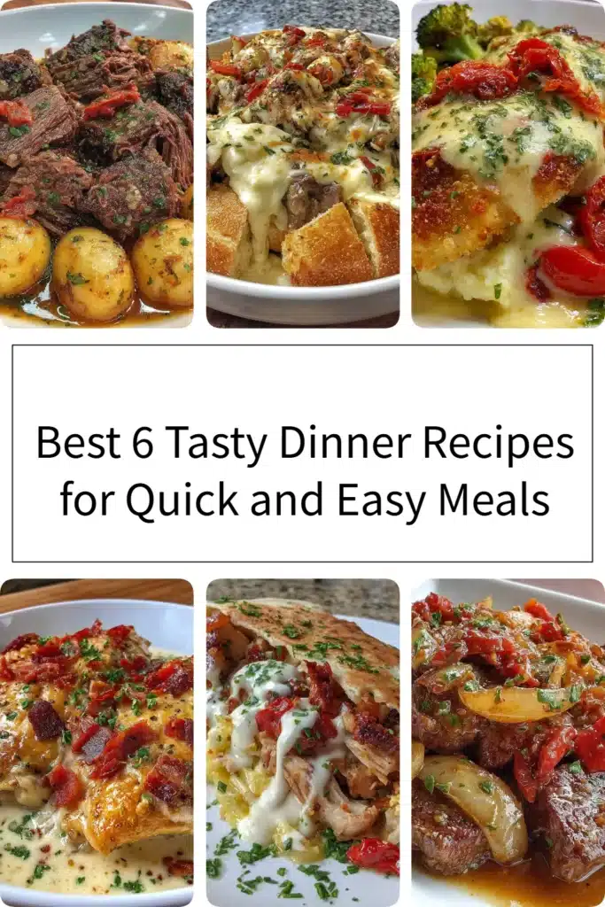 Quick and easy dinner recipes for tasty meals