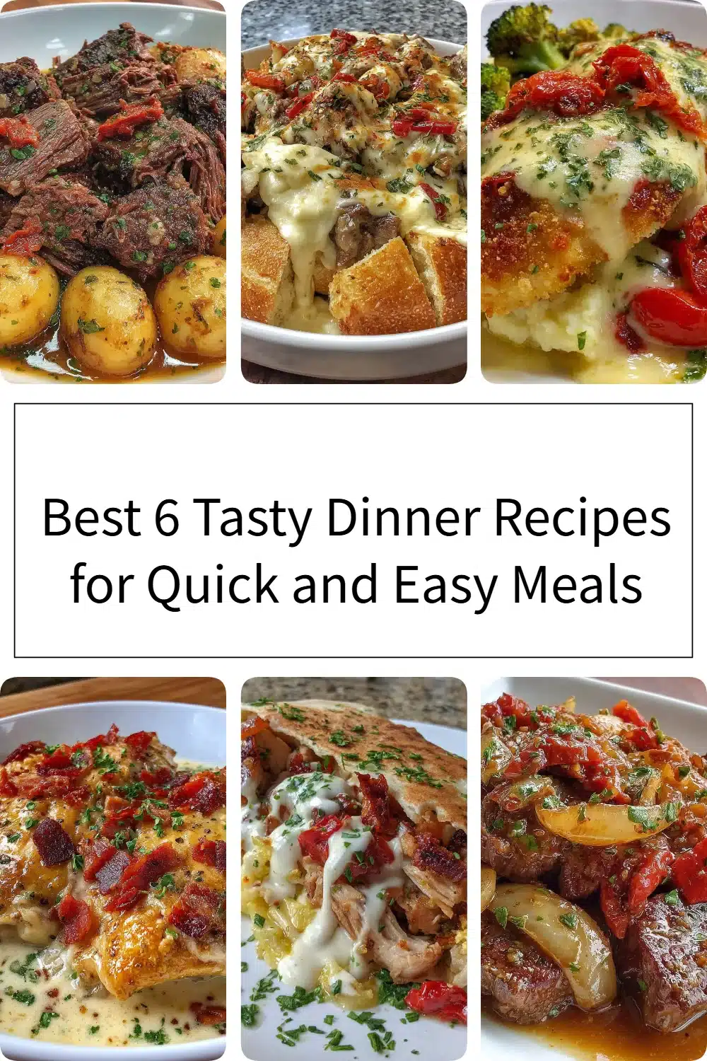 Quick and easy dinner recipes for tasty meals