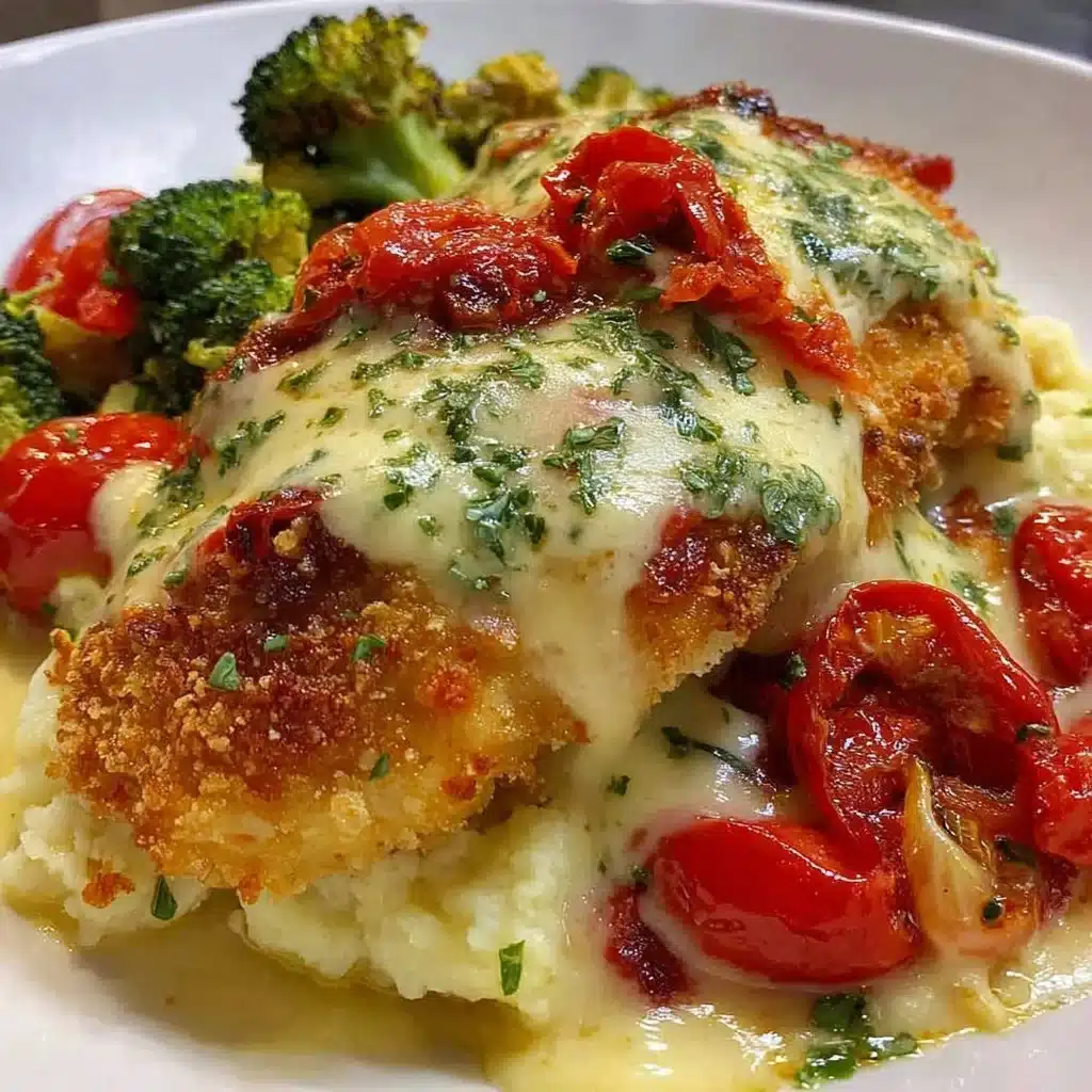 Parmesan Crusted Chicken Sheet Pan Dinner