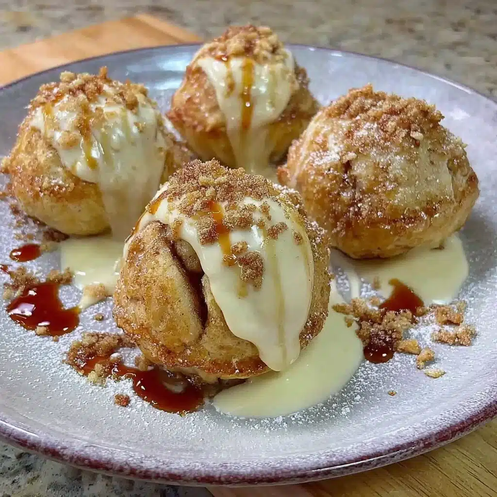Delicious Air Fryer Apple Pie Bombs with a crispy crust and apple filling