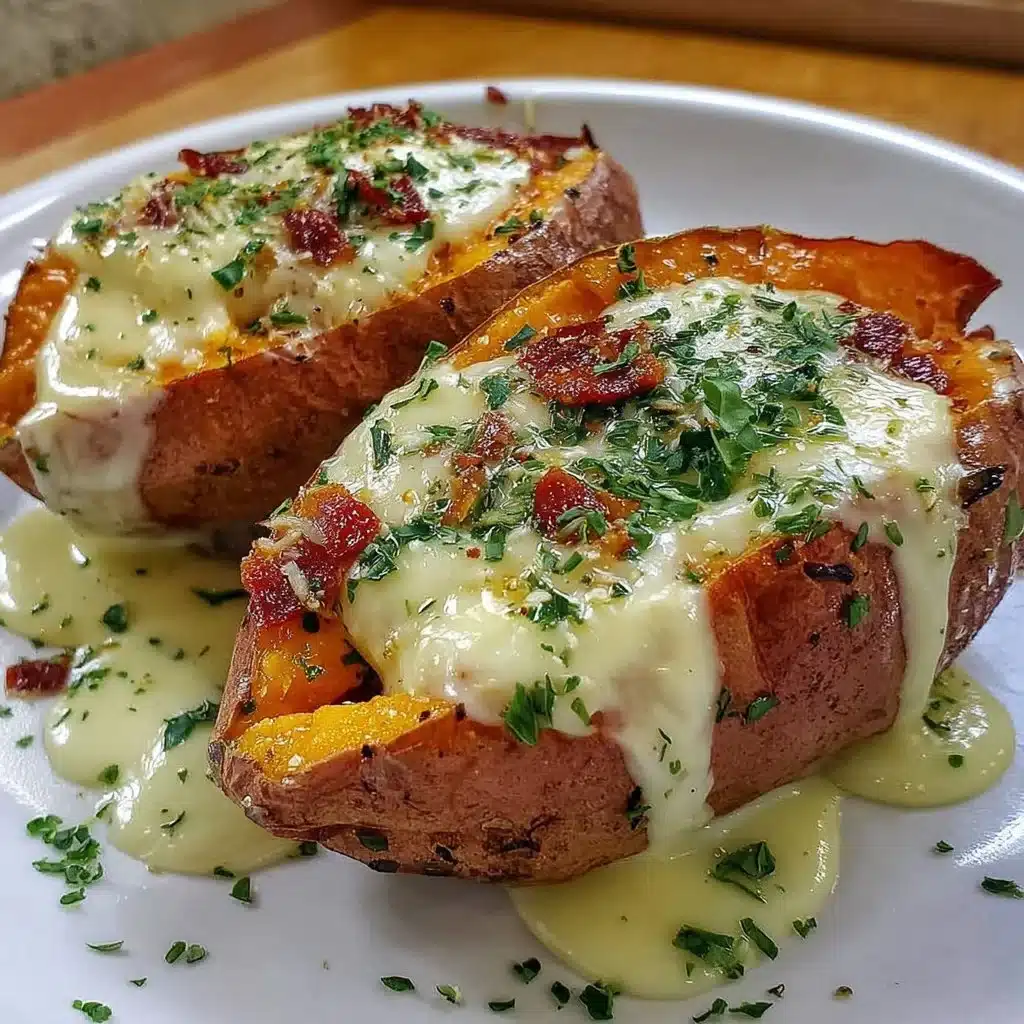 Delicious air fryer baked sweet potatoes served in a bowl