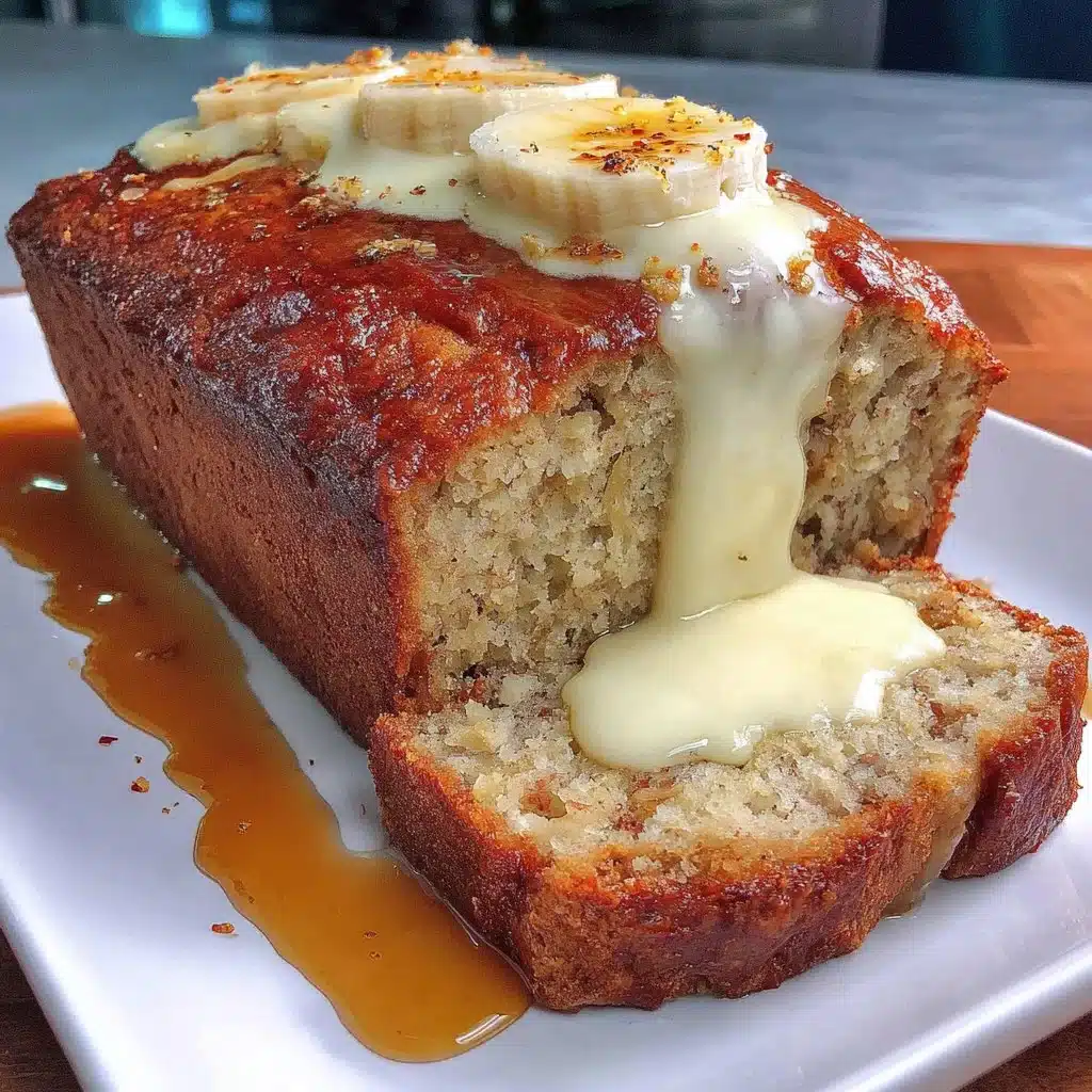 Delicious air-fryer banana bread fresh out of the air fryer