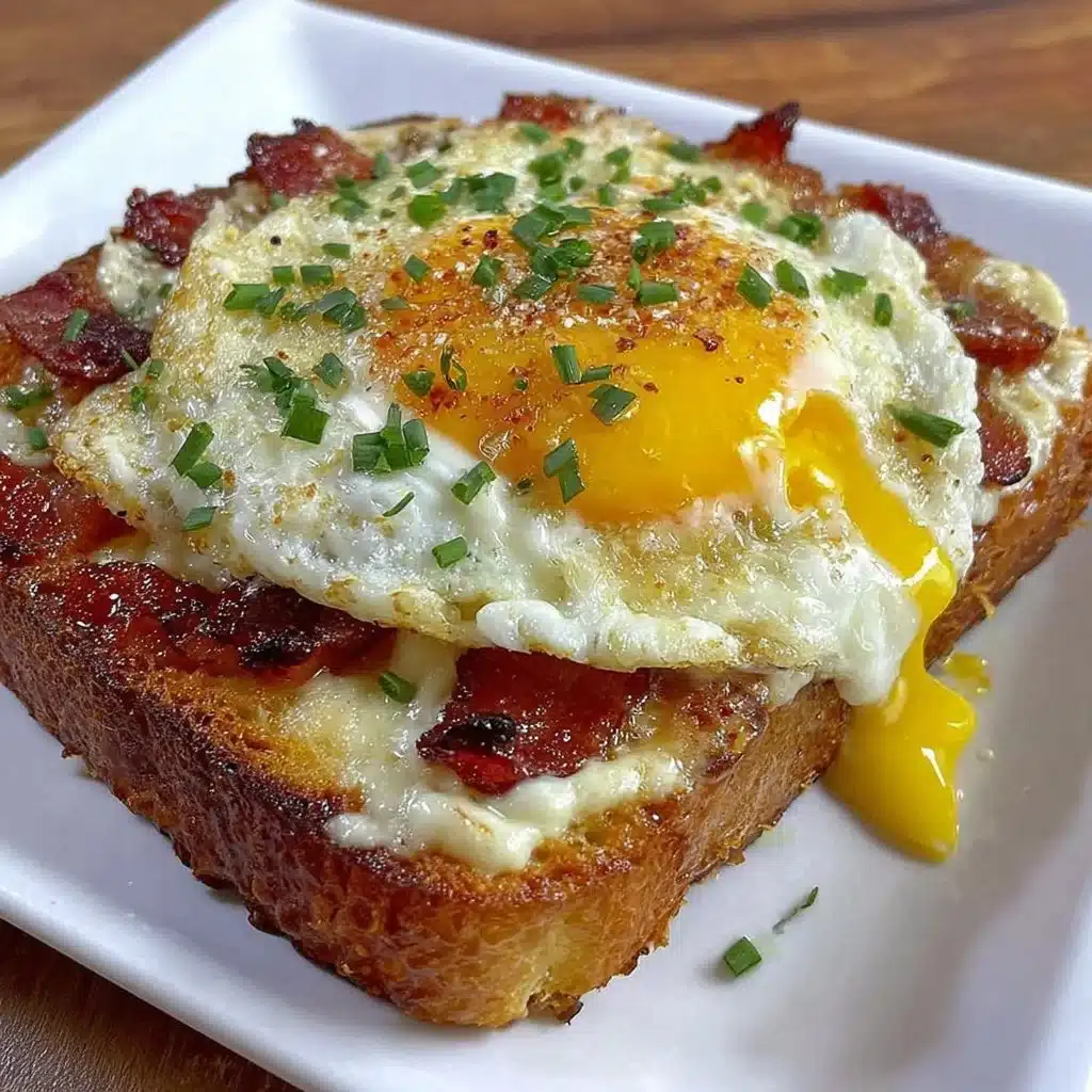 Delicious air fryer breakfast toast with toppings