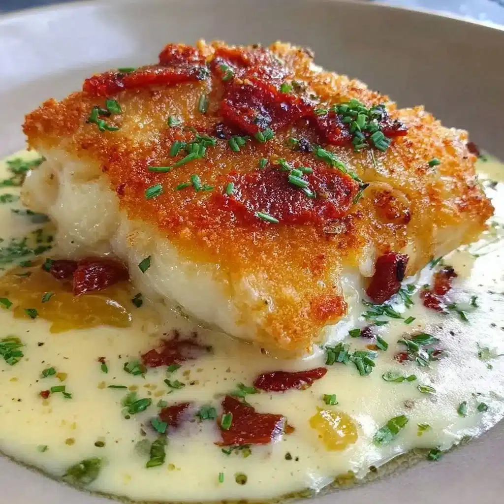 Deliciously cooked Air Fryer Cod served with lemon and herbs