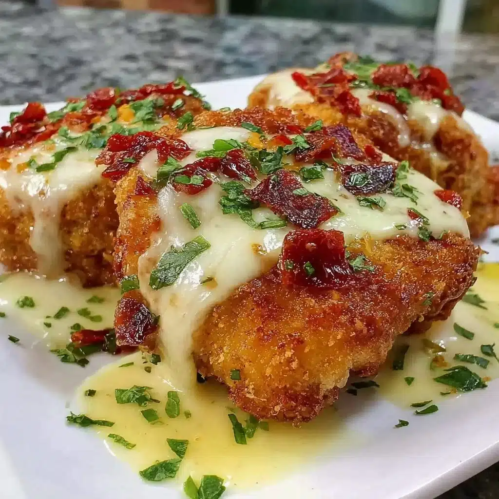 Crispy air fryer fried chicken served on a plate with herbs and sides.