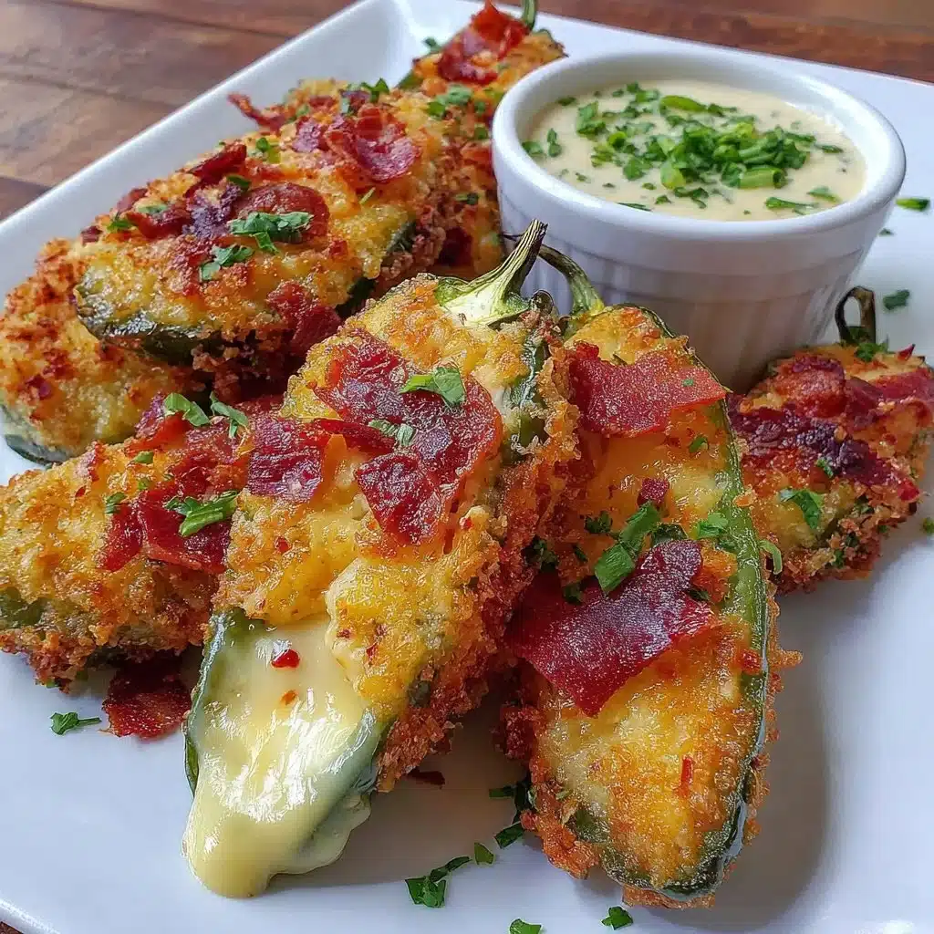 Delicious Air Fryer Jalapeno Poppers ready to be served