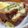 Delicious Air Fryer Meatloaf served with sides