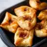 Air Fryer Puff Pastry Breakfast Bites served on a plate for a delicious morning snack