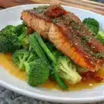 Air Fryer Teriyaki Salmon And Crispy Broccoli 2026 03 13 140924 1