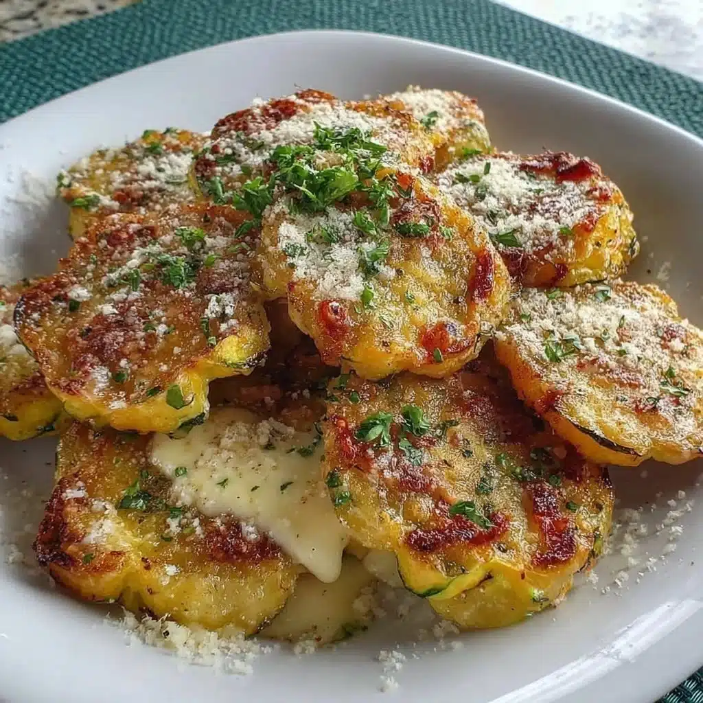 Delicious air fryer yellow squash dish served with herbs and spices.