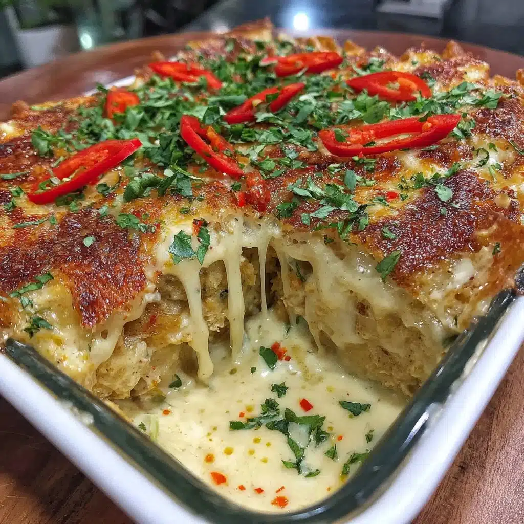 Delicious Texas King Ranch Chicken Casserole served in a dish
