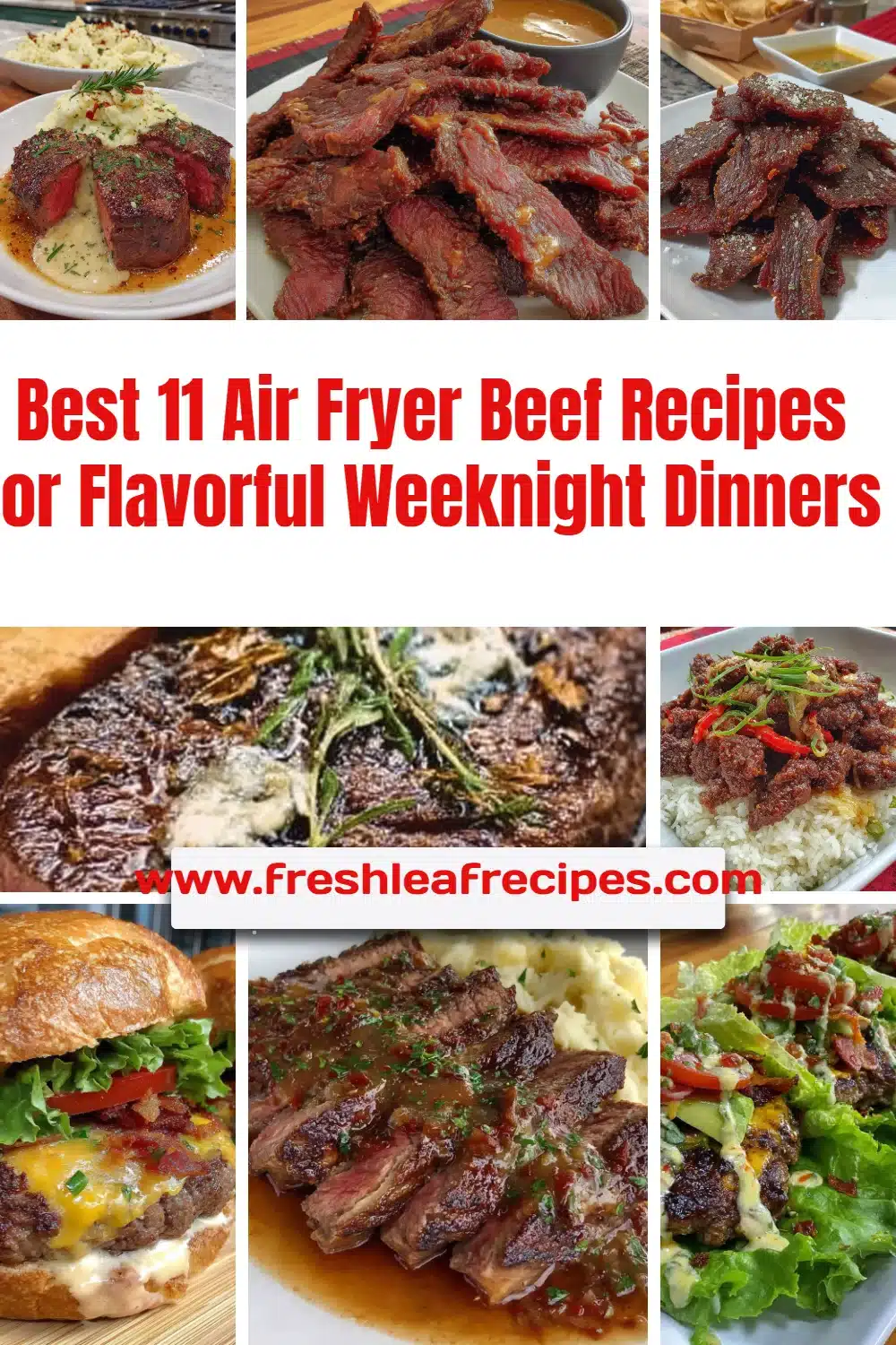 Delicious air fryer beef recipe served on a plate, perfect for weeknight dinners.