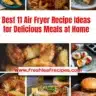 Delicious air fryer recipes for healthy meals at home.