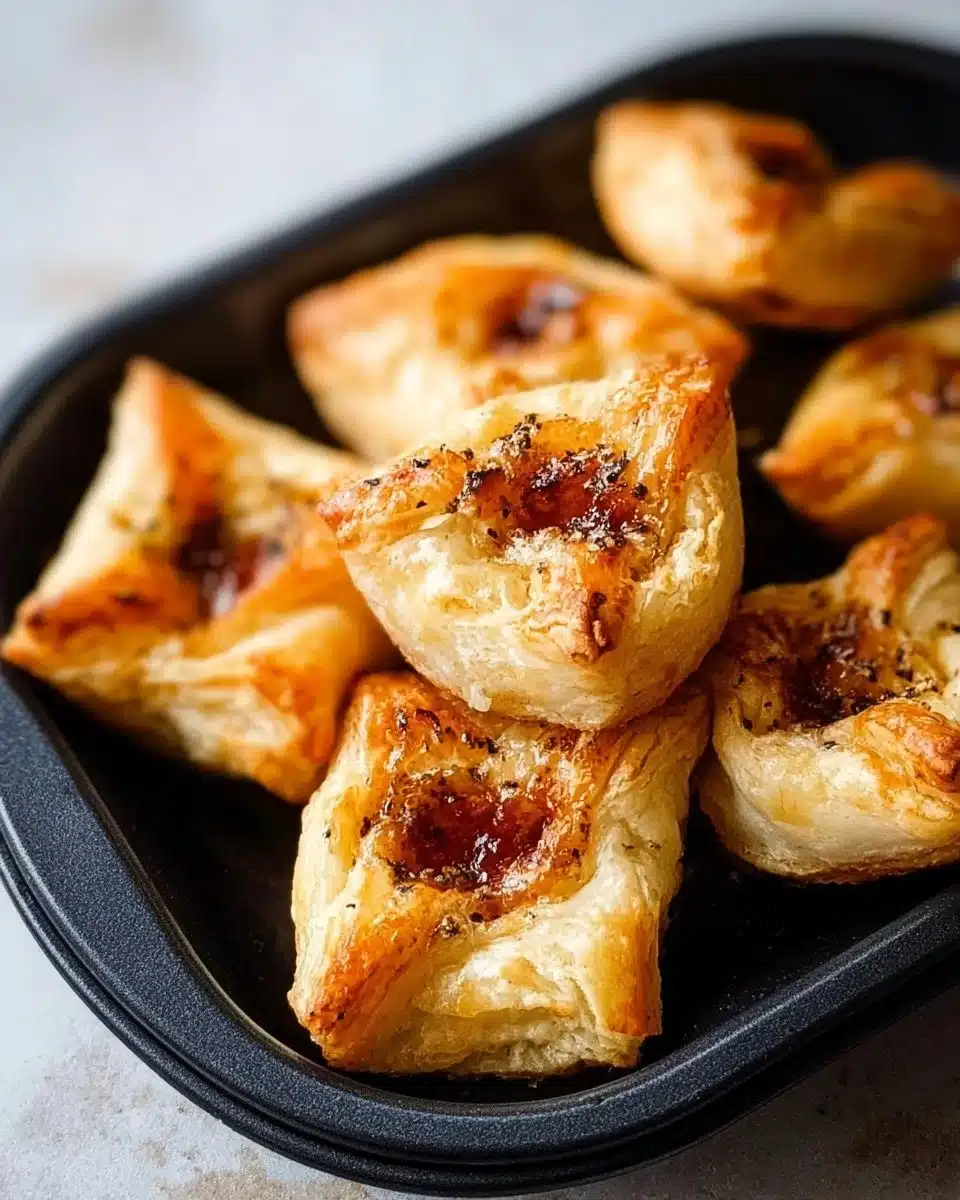 Air Fryer Puff Pastry Breakfast Bites